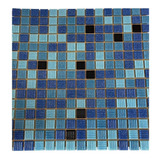 Caja Mosaico Alberca Mezcla Blue Irid Spark 2.14 Mts