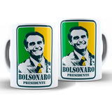 Caneca Bolsonaro Presidente Eleições 325ml Cerâmica + Caixa