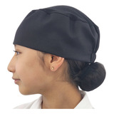 Kit 10 Pza Gorro De Cocina Chef Cofia Negro Unisex Chef Mode