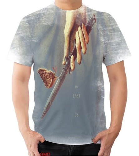 Camiseta Camisa The Last Of Us Part 2 Ii Faca Adaga Ps4 Game
