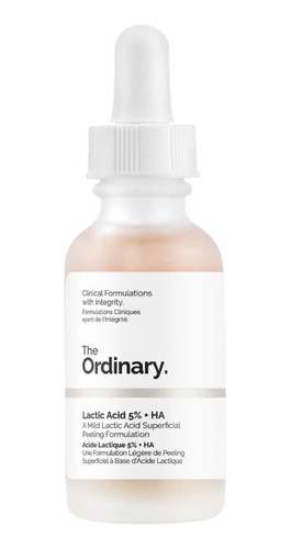 Serum The Ordinary Lactic Acid 5% + Ha De 30ml Piel Normal