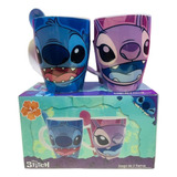 Tazas Tarros Duo Con Cuchara Stich Ceramica Cafe Te 