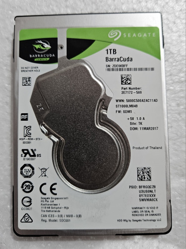 Hd 1tb Notebook