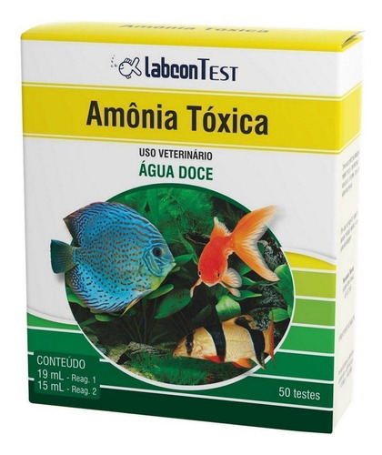 Teste De Amonia Doce Alcon 15ml 50 Testes