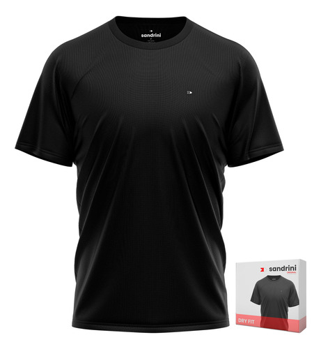 Camisa Termica  Masculina Academia Dry-fit Esporte Preta Uv