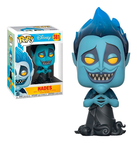 Funko Pop Disney Hades 381 Hercules Ades Azul Zeus Megara