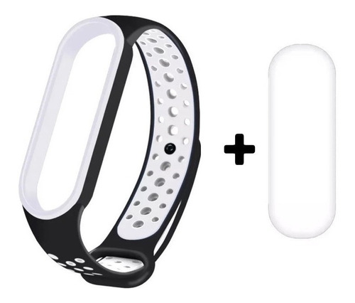 Pulseira Para Xiaomi Mi Band 5/6 Sport Silicone + 1 Película