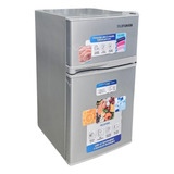 Heladera Con Freezer Telefunken 110l Gris + Accesorios