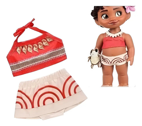Disfraz De Moana Para Bebé, Disfraz De Cosplay Para Bebés, 2