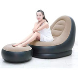 Sillones Sofá Inflable Portátil Plegable Con Reposapiés