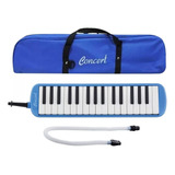 Escaleta Azul Concert Com Bag Preta 32 Teclas Piano M32 Bl