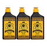 3 Barba Forte Danger Shampoo Bomba 250ml 