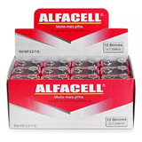 Alfacell Bateria 9v Caixa Com 12 Unidades Original