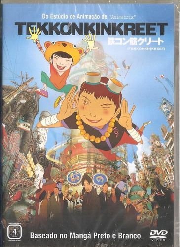 Dvd Tekkonkinkreet Baseado Manga Preto Branco -anime Japones