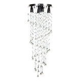 Candil Colgante Gamalux William Krystal Cascada-gota 5 Luces