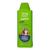 Shampoo Para Cachorro Gato Bomba De Vitamina Pet Clean 700ml Fragrância Suave