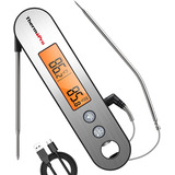 Termometro Digital Cocina Thermopro Tp610 2 Sondas Alarma