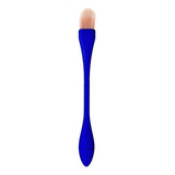Brocha Pincel De Maquillaje Soft Mediano Foundation P7813 Color Azul