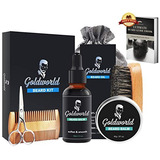 Kit Goldworld Crecimiento De La Barba De Papá / De Los Hombr