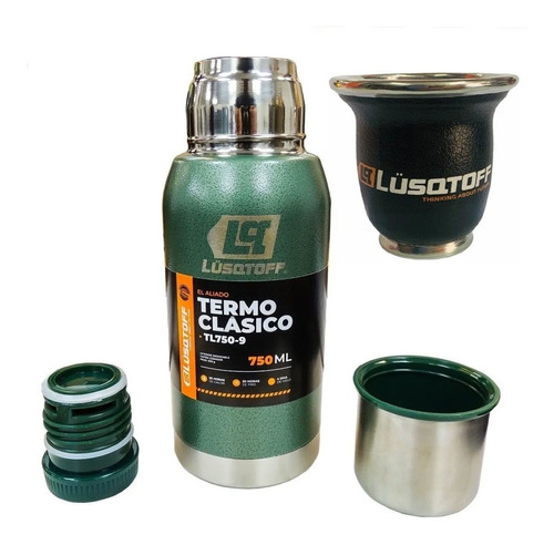 Termo Acero Inoxidable Lusqtoff 750ml + Regalo Mate