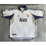 Camiseta Original adidas Del Real Madrid 2000-2001 Talla L
