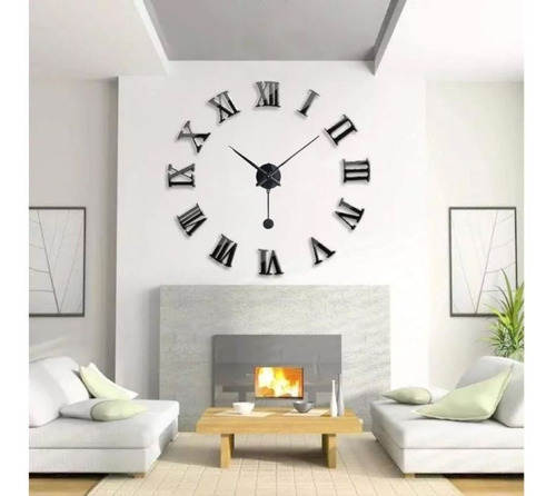 Reloj De Pared 3d Grande 110 X 110cm Con Péndulo