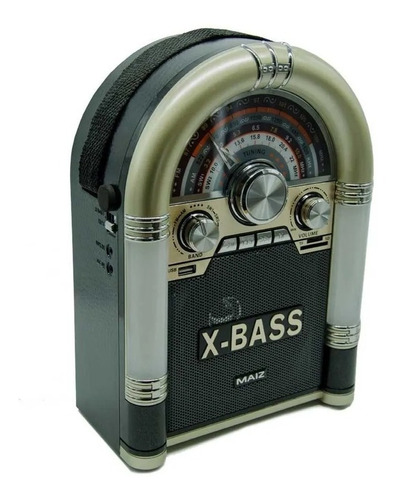 Bocina Retro Clasica Vintage  Bluetooth Aux Usb Radio Fm 