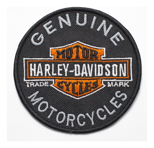 Patch Bordado Harley Davidson  Genuine Motorcy Hdm033l080a08