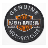Patch Bordado Harley Davidson  Genuine Motorcy Hdm033l080a08
