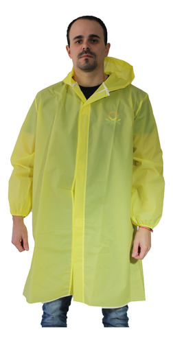 Piloto Lluvia Poncho Impermeable Capucha Y Mangas Plegable