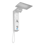 Chuveiro Digital Falls Branca Metalizada Hydra 127v 5500w Cor Branco Potência 5500 W 110v