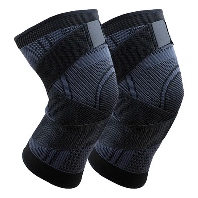 1 Par Straps Rodilla Gym Rodilleras Elásticas Deportivas Compresion Para Gym Negro Talla M Hoovoo | MercadoLibre