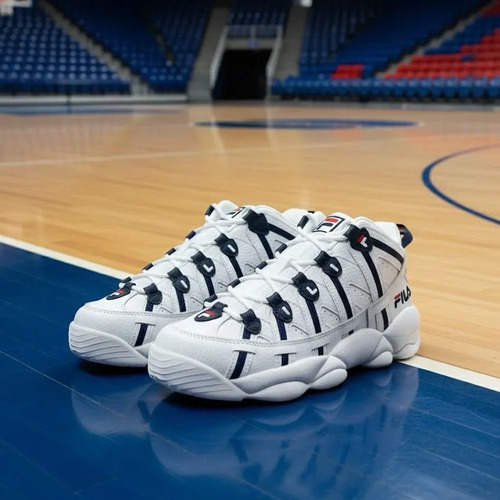 Tenis Fila Stackhouse Spaghetti Blanco Para Hombre | Meses sin interés