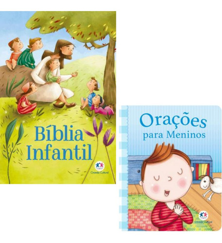Bíblia Infantil +livro Orações Para Meninos Ciranda Cultural
