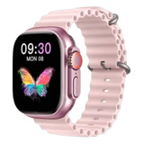 Smartwatch Para Mujer Reloj Inteligente Sumergible Rosa Gold