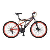 Bicicleta Acero Rush Mtb R26 21v Sunrace Negro Benotto