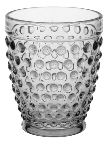 Set X6 Vaso Elegante De Vidrio Labrado | Burbujas | 250 Ml 