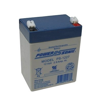 Bateria Recargable Ps-1227 Power Sonic 12 Volt 2.9 Amp. Hr.