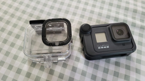 Gopro Hero8 Black Con Media Mod Y Carcasa Originales