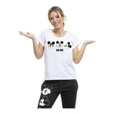 Remera Verano Pijama Manga Corta Cocot Disney Mickey 21054