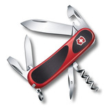 Cortapluma Victorinox Evogrip 10 Color Rojo Y Negro Con 13 Herramientas