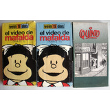 Lote X3 Vhs - Quino - Mafalda 1 - Mafalda 2