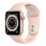 Apple Watch S6 Gps Gold/pink S/juros Frete Gratis