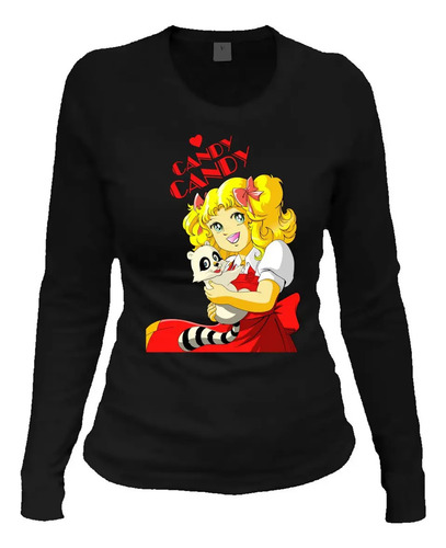 Playera M Larga Anime Retro Candy-candy Clint