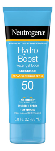Neutrogena Hydro Boost Spf50 Gel De Agua De 3 Onzas (paquet.