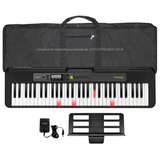 Organo Teclado Casio Lk-s250 Usb Atril Fuente Funda Luces