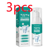 3pcs Espuma Limpiadora Dental Blanqueadora Aliento Fresco