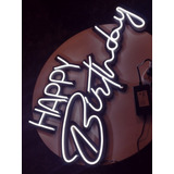 Cartel De Neon Happy Birthday 