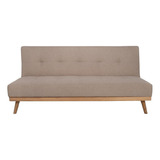 Sofa Cama 3 Cuerpos Enok Color Beige