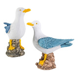 Estatua De Gaviota Estatuillas De Pájaros Escultura De
